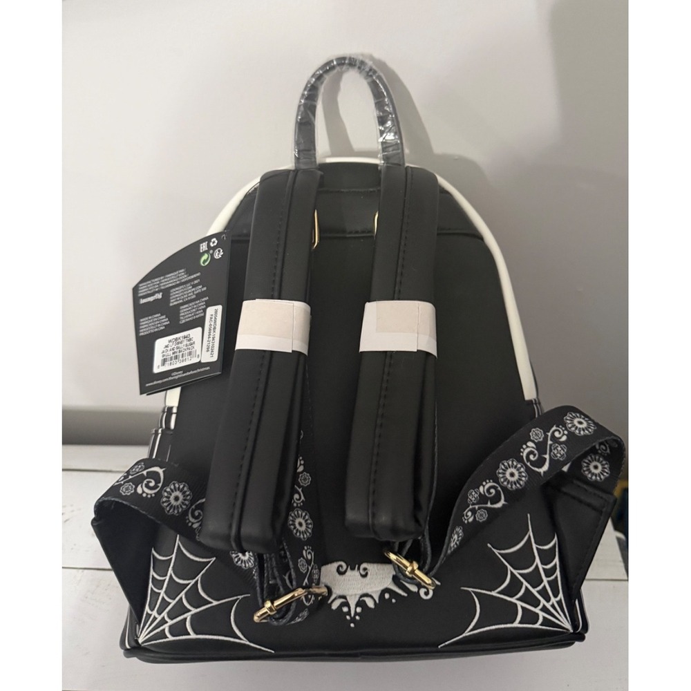 Loungefly Nightmare Before Christmas Sugar Skull Jack and Sally Mini Backpack - Picture 3 of 7